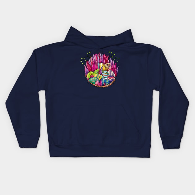 Happy Easter! Colorful Easter Egg Design Kids Hoodie by lolisfresh